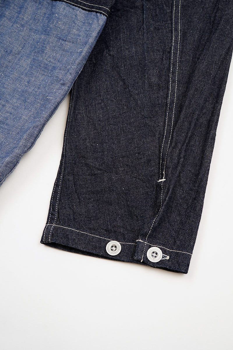 【ナイジェル・ケーボン】MAN / ユーティリティーシャツ タイプ2 - 10オンスデニム / UTILITY SHIRT TYPE2 - 10oz DENIM
