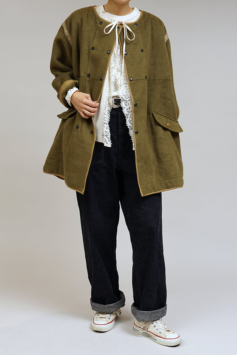 【ナイジェル・ケーボン】WOMAN / ライナージャケット リバーシブル - コットンブランケット / LINER JACKET REVERSIBLE - COTTON BLANKET