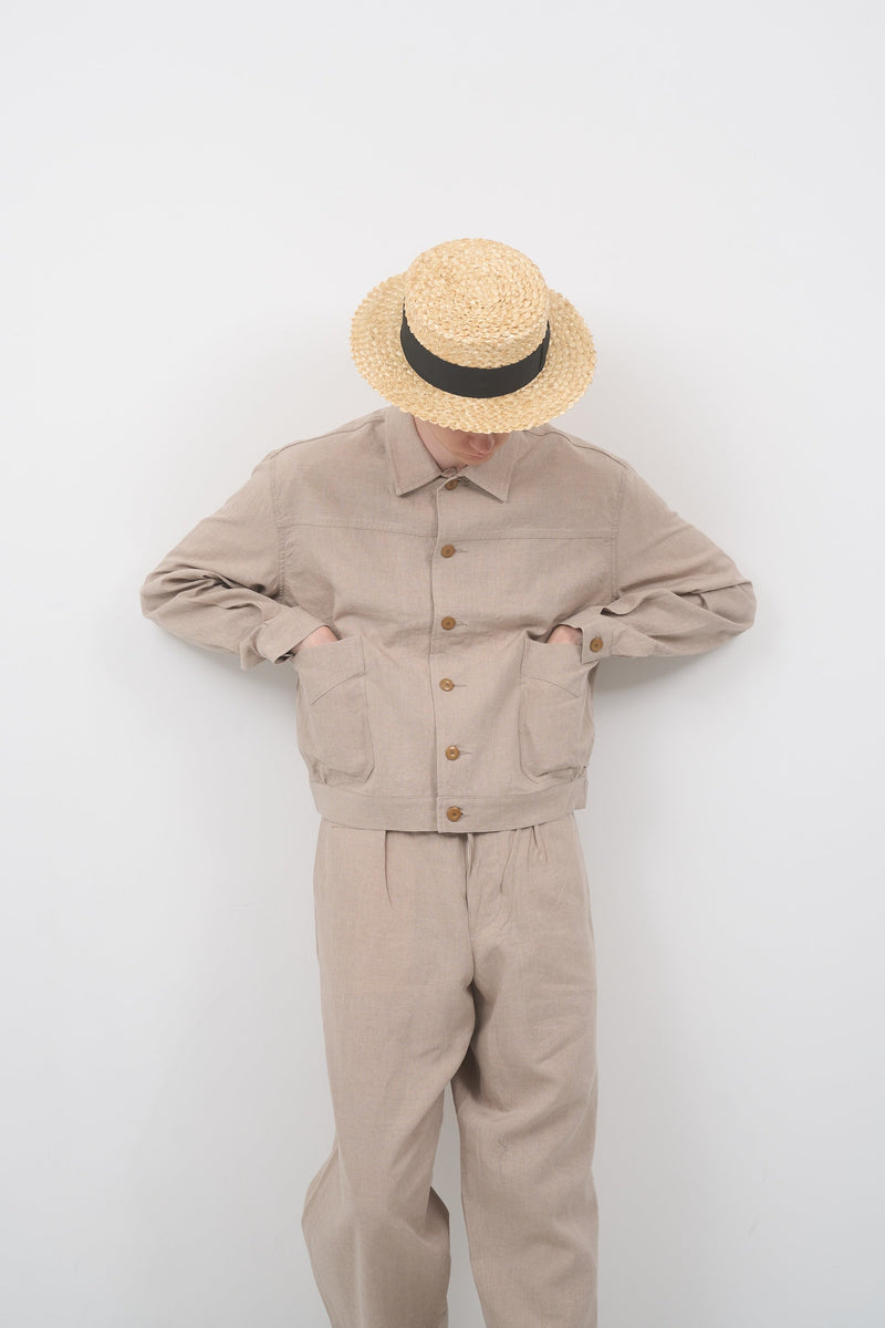 【ナイジェル・ケーボン】MAN / ファーマージャケット - リネン / FARMER JACKET - LINEN