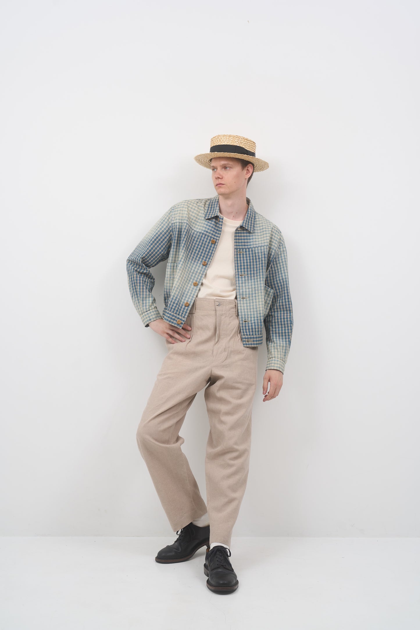 【ナイジェル・ケーボン】MAN / ファーマージャケット - パラカチェック / FARMER JACKET - PALAKA CHECK