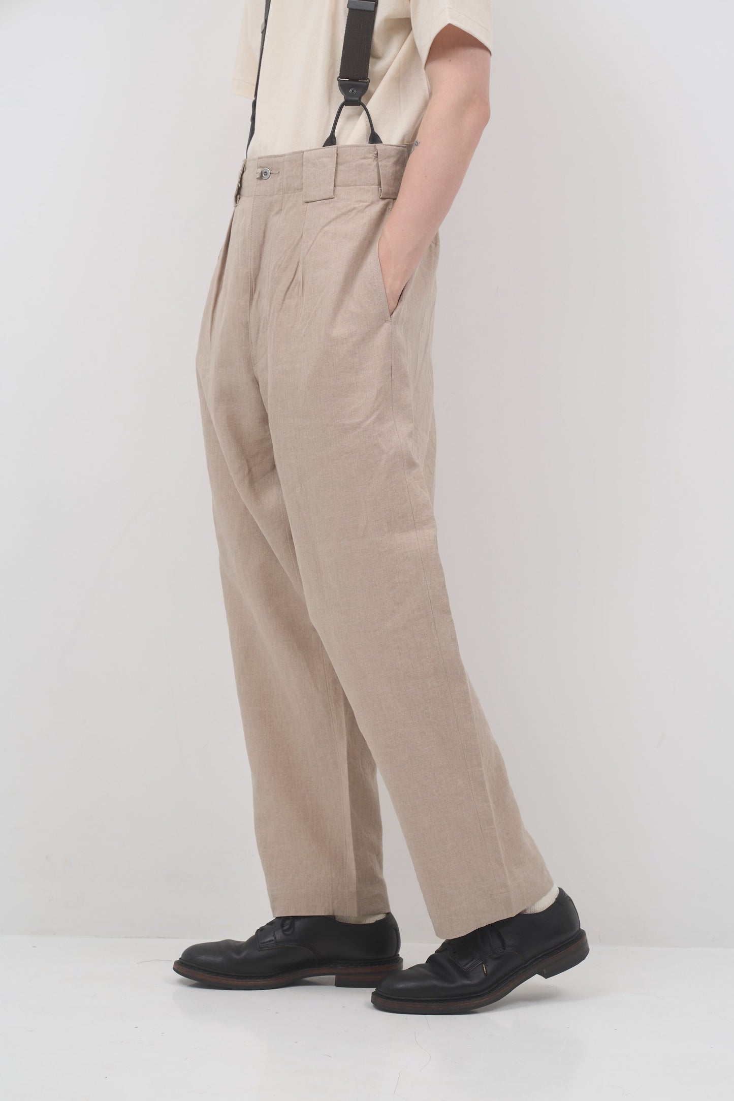 【ナイジェル・ケーボン】MAN / ファーマーパンツ - リネン / FARMER PANT LINEN