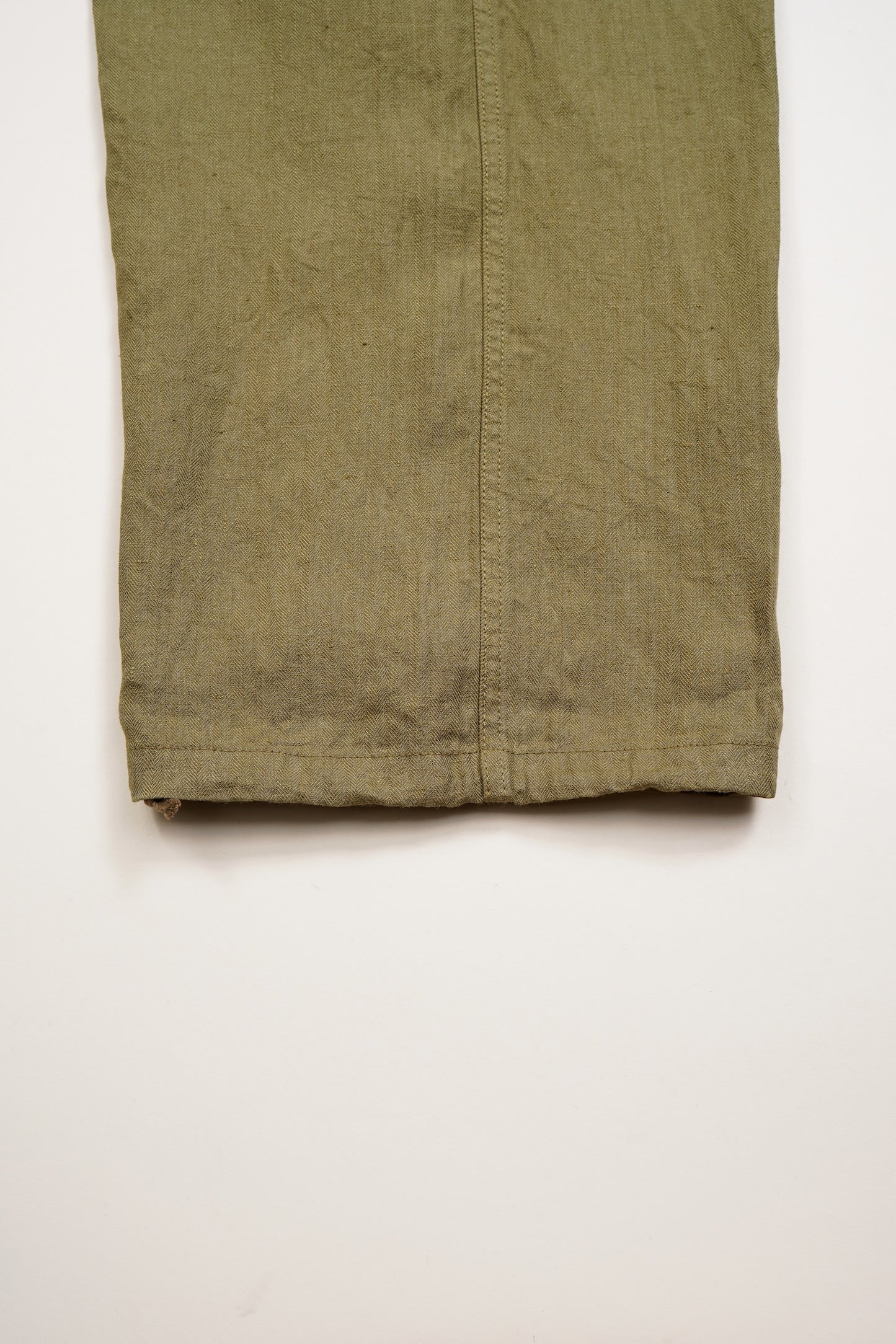 【ナイジェル・ケーボン】MAN / ロイヤルネイビー カーゴパンツ - リネンヘリンボーンツイル / ROYAL NAVY CARGO PANT - LINEN HERRINGBONE TWILL