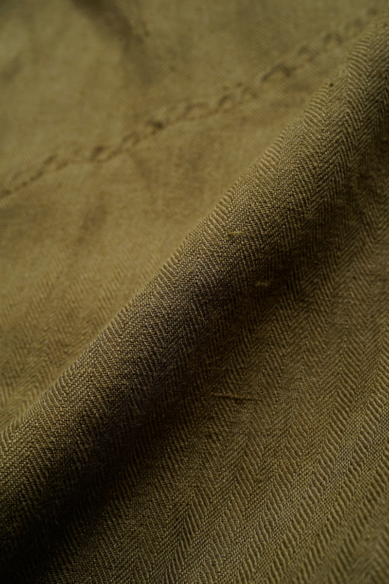 【ナイジェル・ケーボン】MAN / ロイヤルネイビー カーゴパンツ - リネンヘリンボーンツイル / ROYAL NAVY CARGO PANT - LINEN HERRINGBONE TWILL