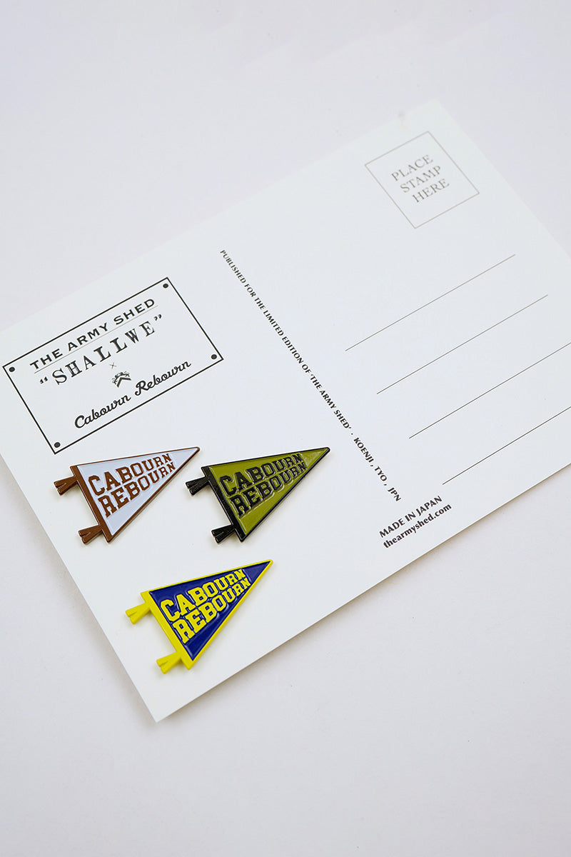 【ケーボン・リボーン】WOMAN / ケーボン・リボーンピンバッヂ / CABOURN REBOURN PIN BADGE