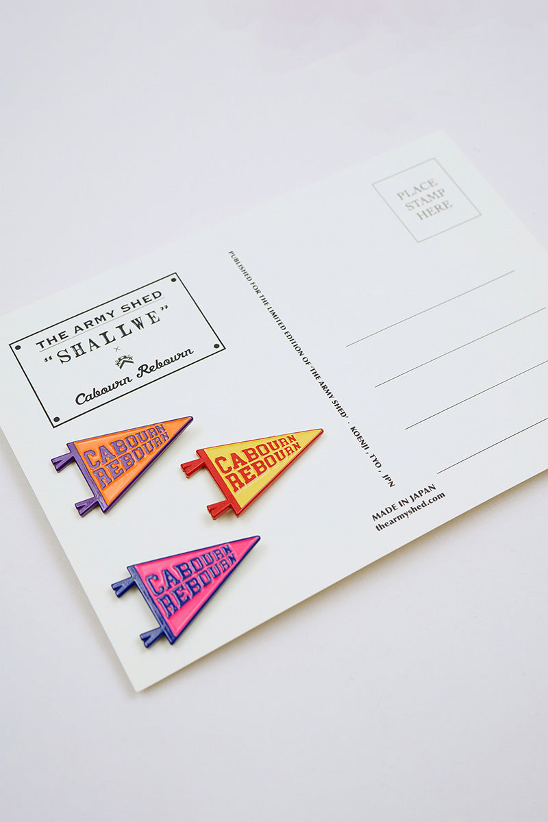 【ケーボン・リボーン】WOMAN / ケーボン・リボーンピンバッヂ / CABOURN REBOURN PIN BADGE