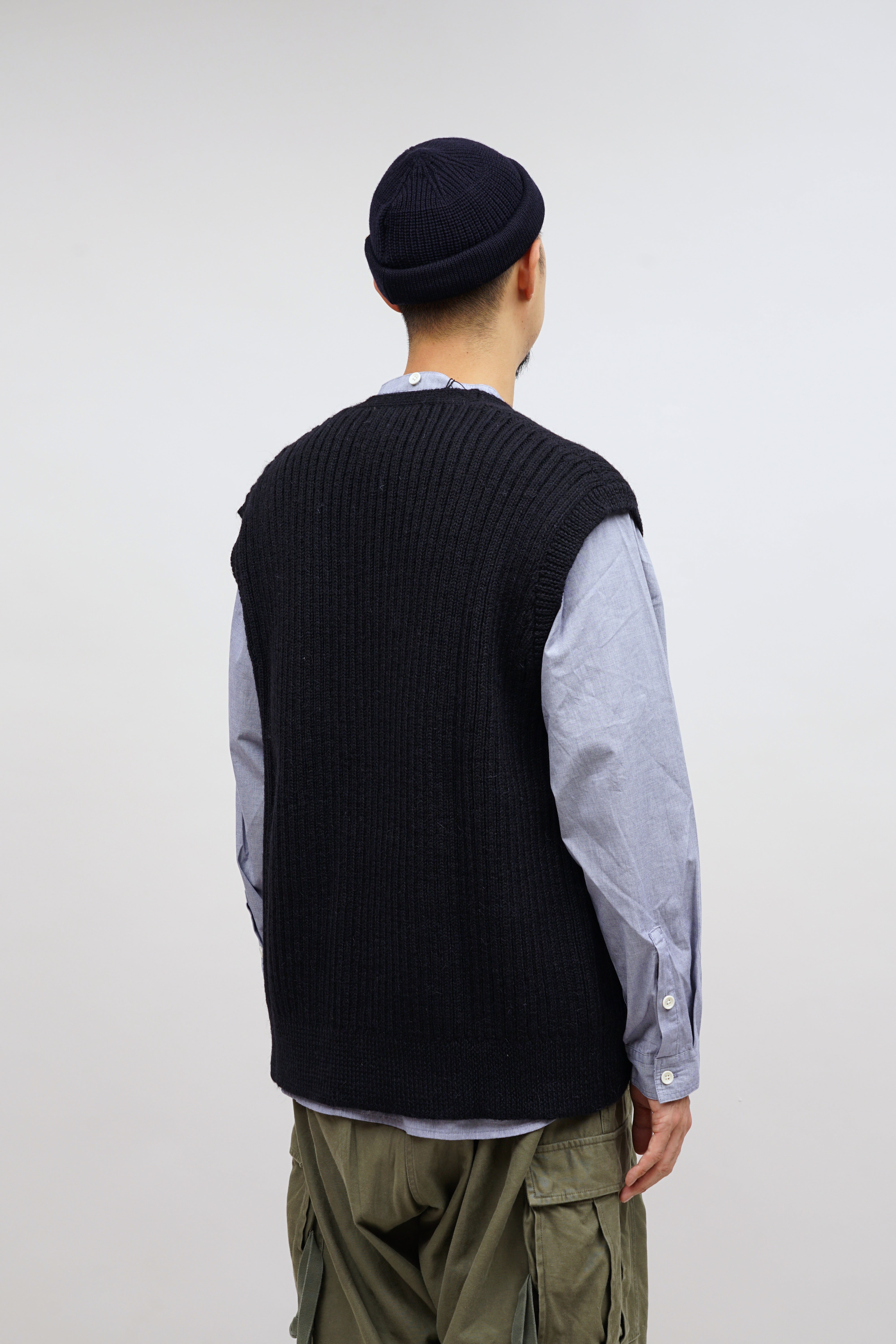 【ナイジェル・ケーボン】MAN / LE5 サマーヴィルベスト - ブリティッシュウール / LE5 SOMERVILLE VEST - BRITISH WOOL