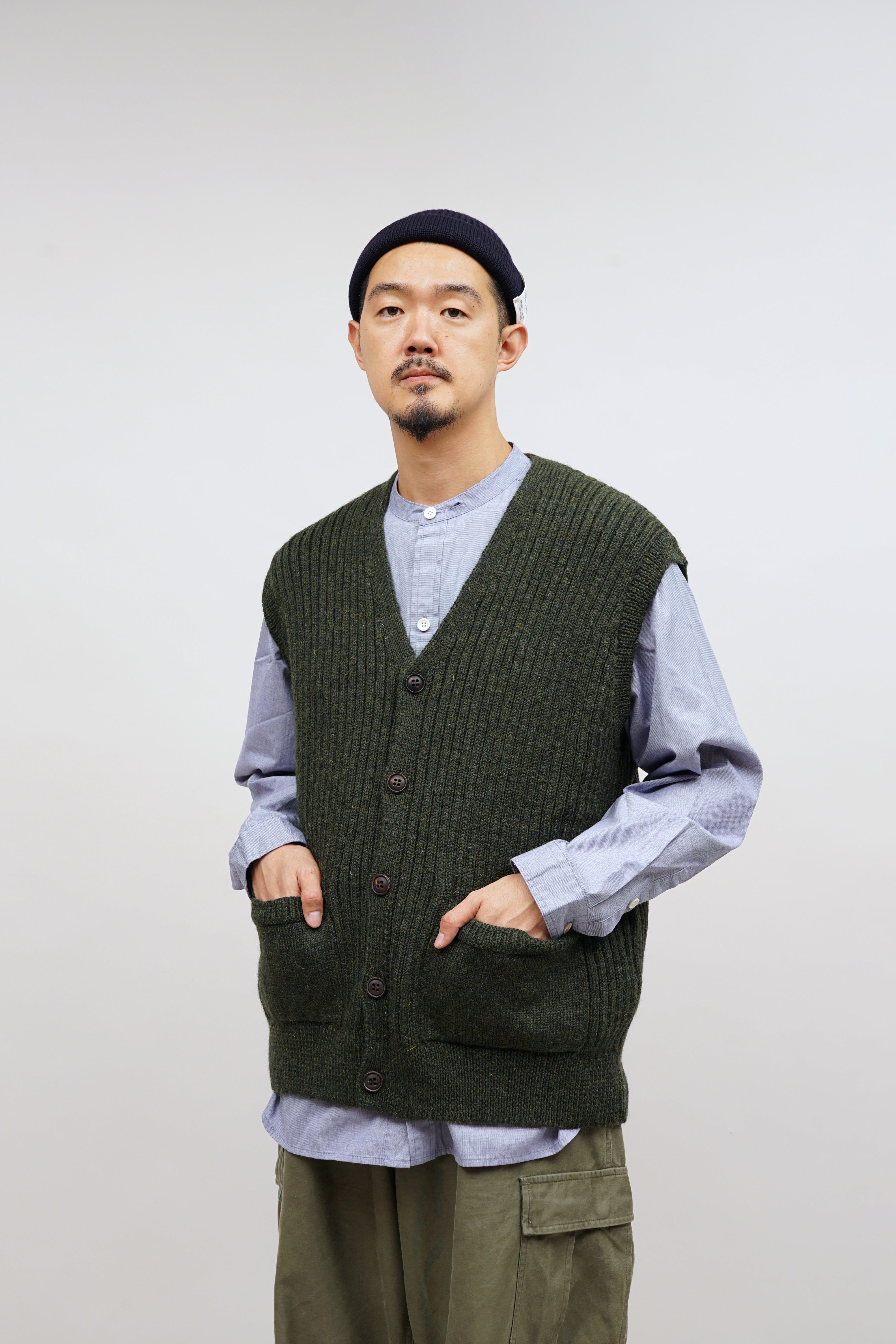 【ナイジェル・ケーボン】MAN / LE5 サマーヴィルベスト - ブリティッシュウール / LE5 SOMERVILLE VEST - BRITISH WOOL