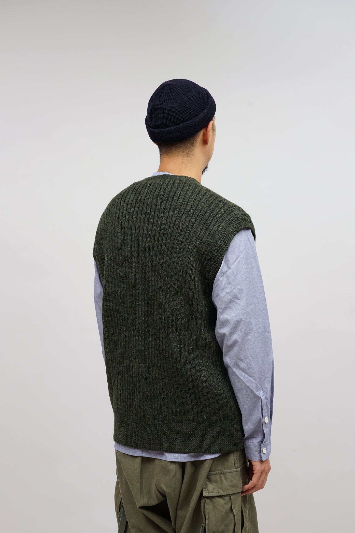 【ナイジェル・ケーボン】MAN / LE5 サマーヴィルベスト - ブリティッシュウール / LE5 SOMERVILLE VEST - BRITISH WOOL