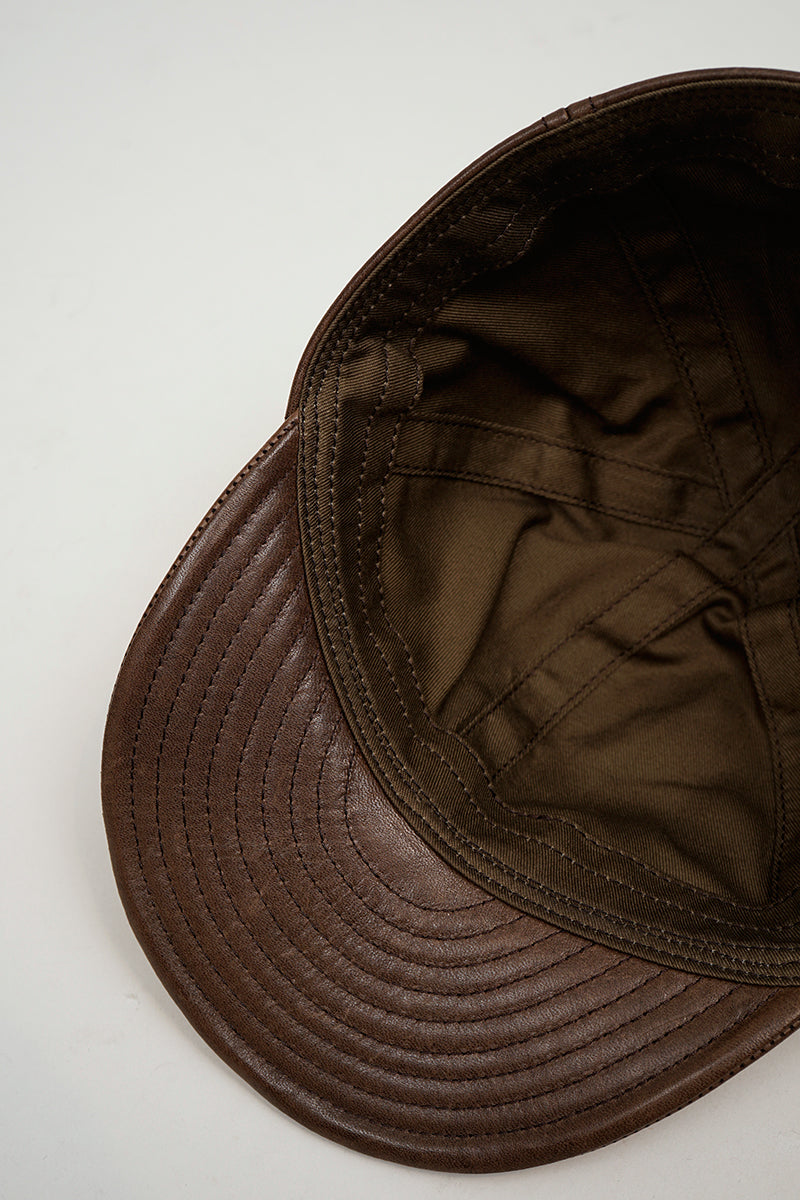 【ナイジェル・ケーボン】MAN / メカニックキャップ - レザー / MECHANICS CAP - LEATHER