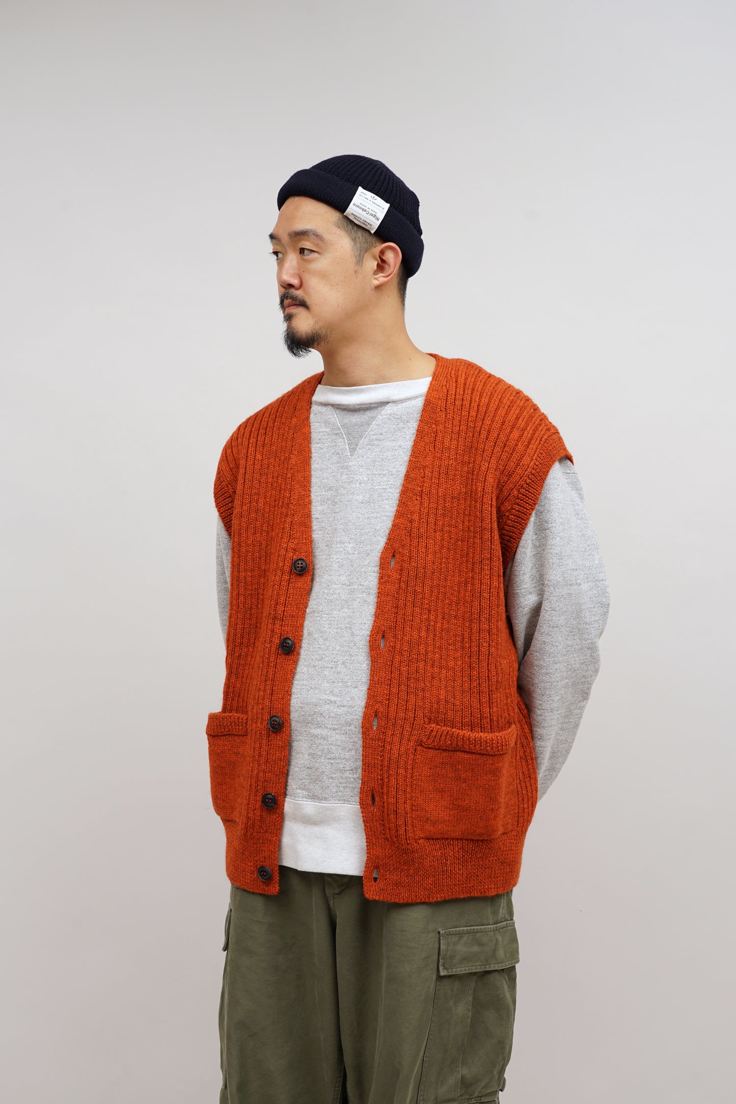 【ナイジェル・ケーボン】MAN / LE5 サマーヴィルベスト - ブリティッシュウール / LE5 SOMERVILLE VEST - BRITISH WOOL