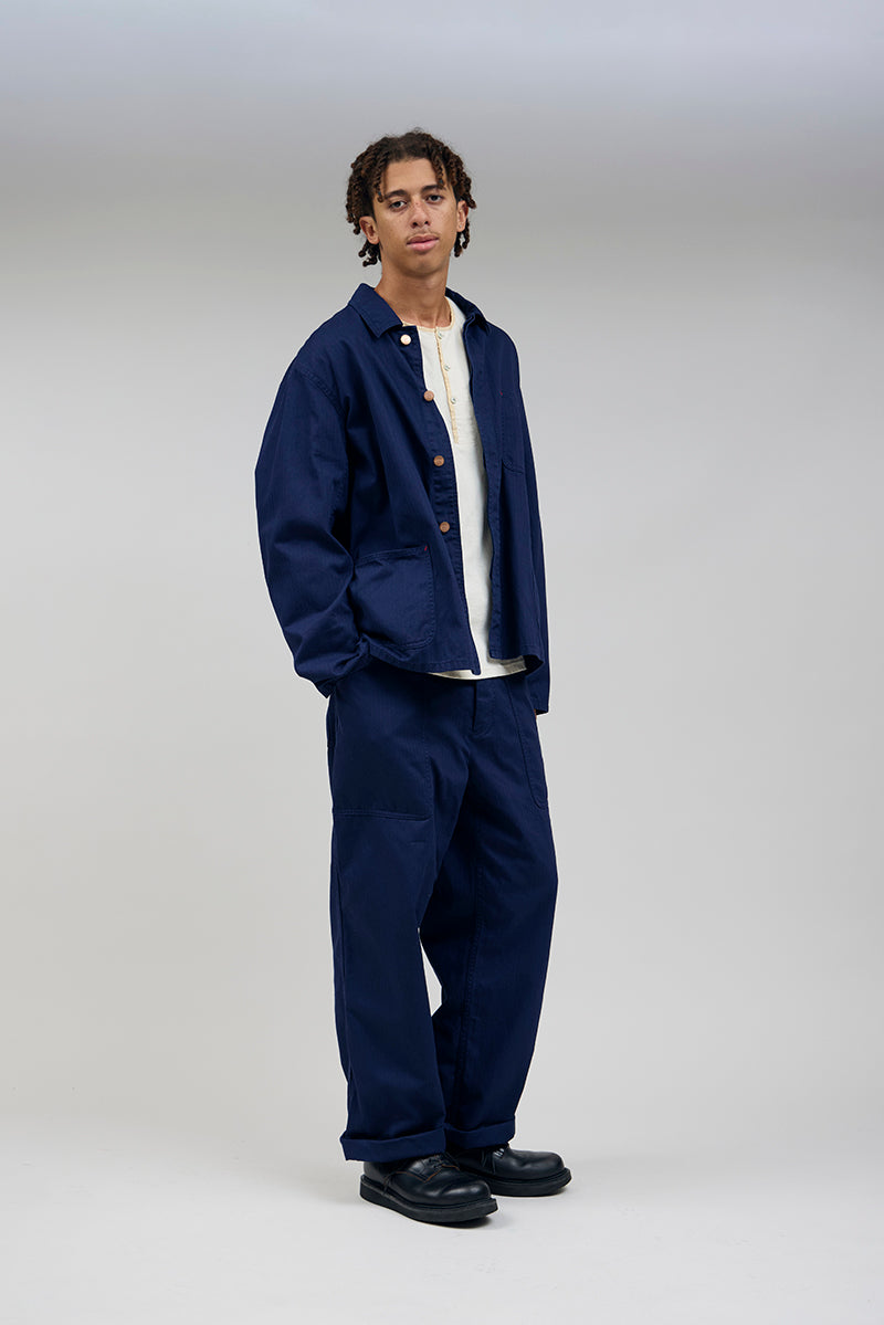 【ナイジェル・ケーボン】UNISEX / ヘリンボーンワークパンツ / PT02-02-HB WORK PANT