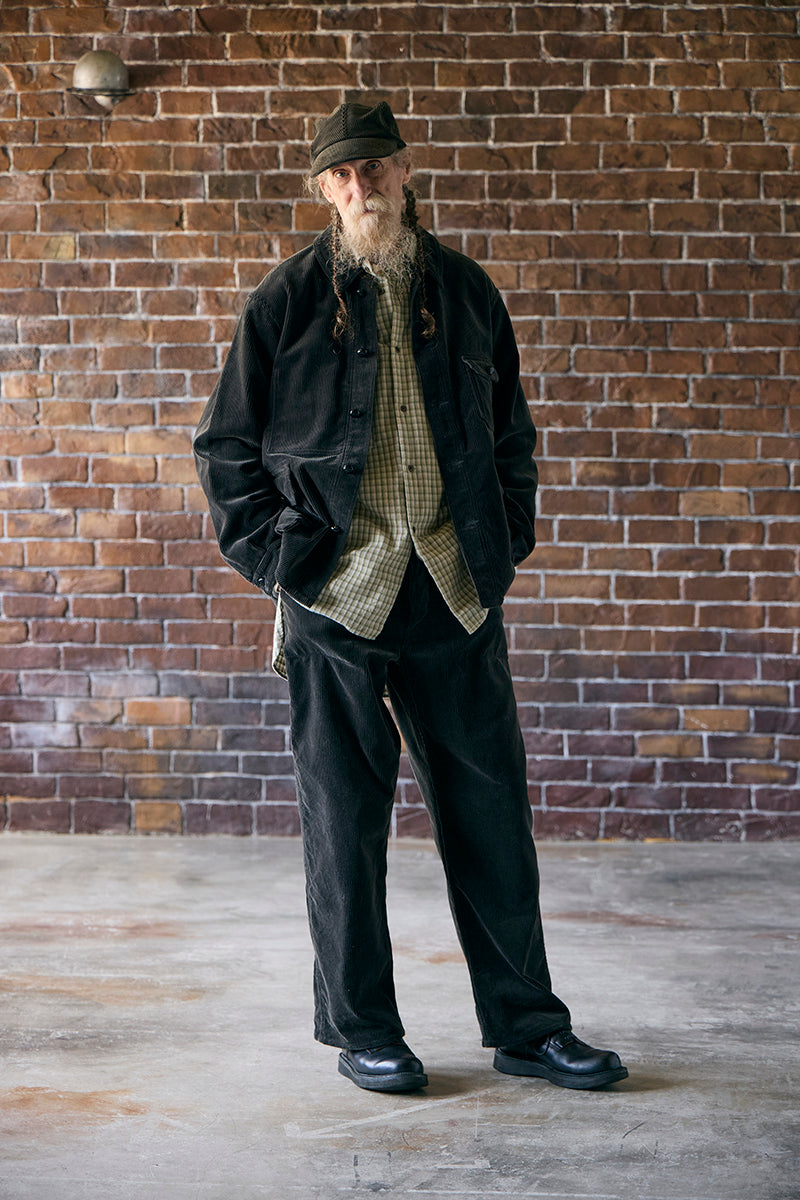 【ナイジェル・ケーボン】UNISEX / グランパシャツ - チェック / GRANDPA SHIRT - CHECK
