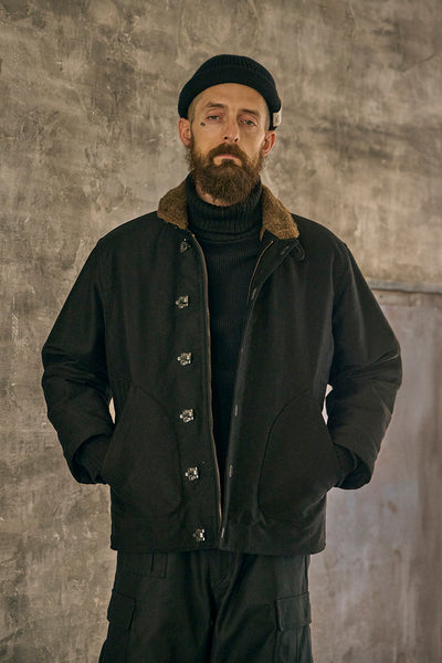 【ナイジェル・ケーボン】MAN / 40s USクリップジャケット - モディファイブラック / 40s US CLIP JACKET - MODIFY BLACK