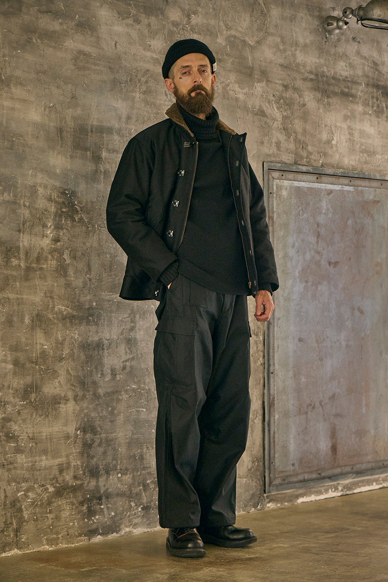 【ナイジェル・ケーボン】MAN / 40s USクリップジャケット - モディファイブラック / 40s US CLIP JACKET - MODIFY BLACK