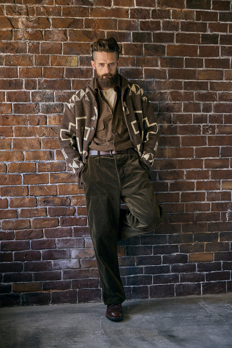 ナイジェル・ケーボン】MAN / トライバルカーディガン / TRIBAL