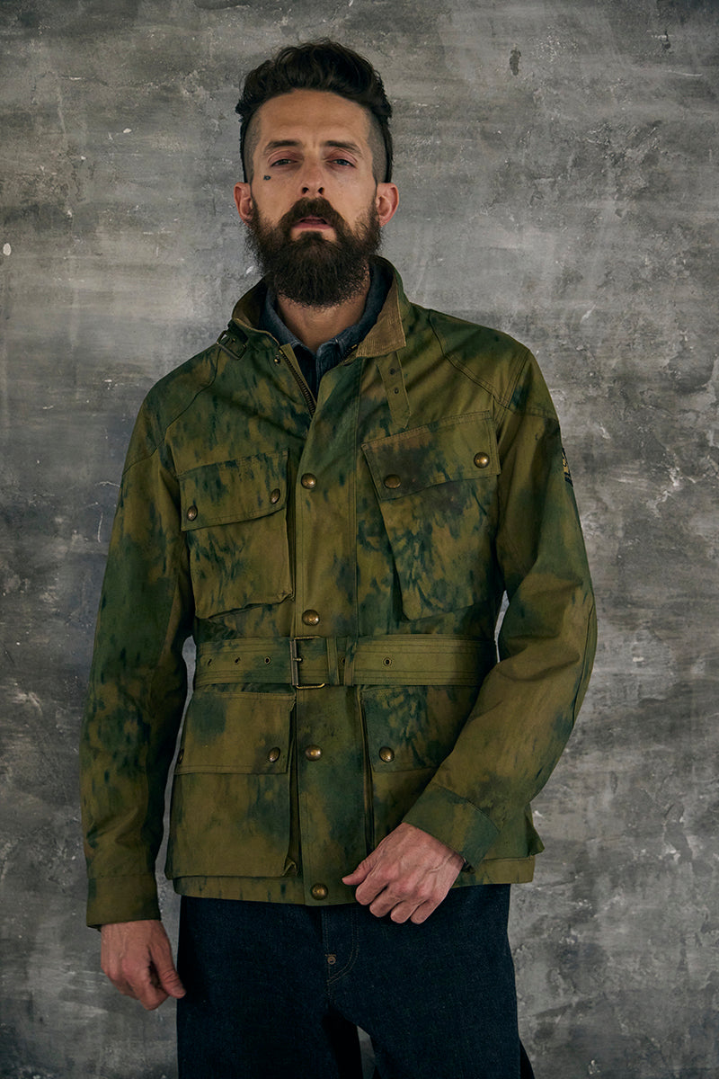 新品 Nigel Cabourn ナイジェルケーボン カモフラ/チェック リバーシブルジャケット 46 オリーブ×ネイビー 80350080009 新品 NIGEL CABOURN ナイジェルケーボン BRITISH