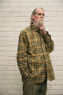 【ナイジェル・ケーボン】MAN / ブリティッシュオフィサーズシャツ - タイプ2 チェック / BRITISH OFFICERS SHIRT - TYPE2 CHECK