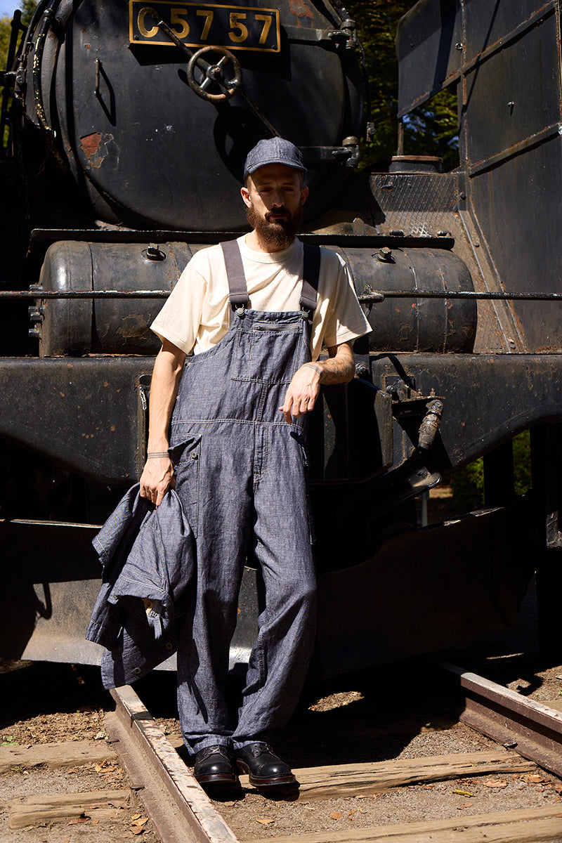 【ナイジェル・ケーボン】UNISEX / ネイヴァルダンガリー - リネンデニム / PT01 NAVAL DUNGAREE - LINEN DENIM