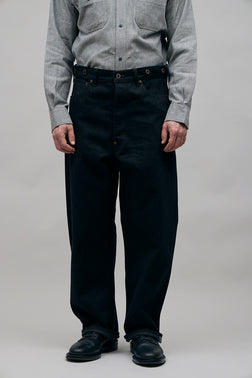 【ナイジェル・ケーボン】MAN / レイルマンデニムパンツ - ブラックデニム / RAILMAN DENIM PANT - BLACK DENIM