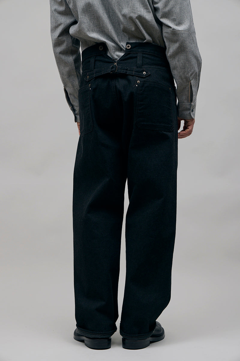 【ナイジェル・ケーボン】MAN / レイルマンデニムパンツ - ブラックデニム / RAILMAN DENIM PANT - BLACK DENIM