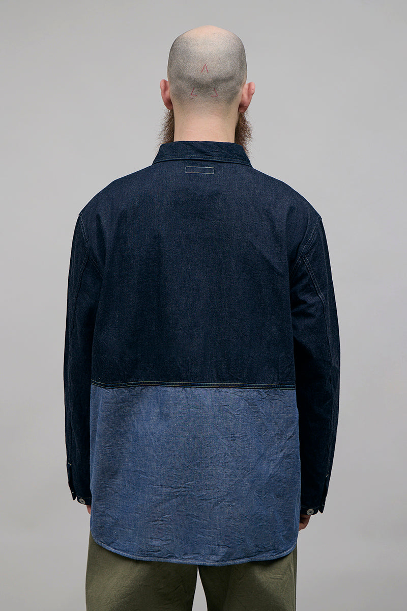 【ナイジェル・ケーボン】MAN / ユーティリティーシャツ タイプ2 - 10オンスデニム / UTILITY SHIRT TYPE2 - 10oz DENIM