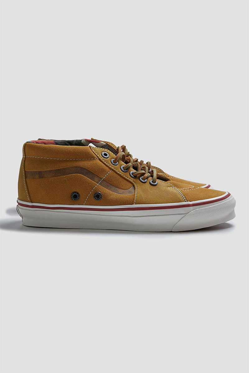 【ナイジェル・ケーボン】UNISEX / Nigel Cabourn x VAULT by VANS - SK8-Mid LX-Suede - タン