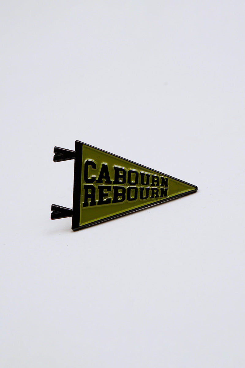 【ケーボン・リボーン】WOMAN / ケーボン・リボーンピンバッヂ / CABOURN REBOURN PIN BADGE