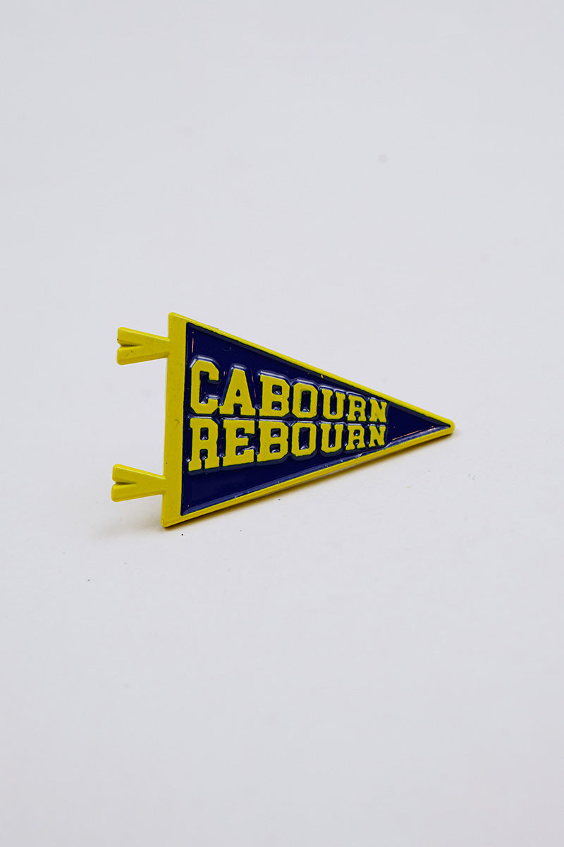 【ケーボン・リボーン】WOMAN / ケーボン・リボーンピンバッヂ / CABOURN REBOURN PIN BADGE