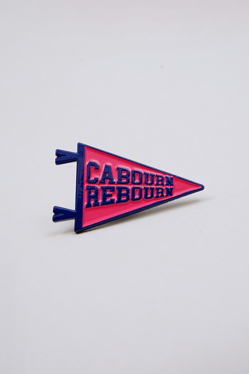 【ケーボン・リボーン】WOMAN / ケーボン・リボーンピンバッヂ / CABOURN REBOURN PIN BADGE