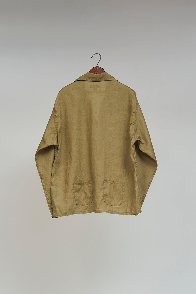 【ナイジェル・ケーボン】MAN / フレンチプルオーバーシャツ -ヘンプ / FRENCH PULLOVER SHIRT -HEMP