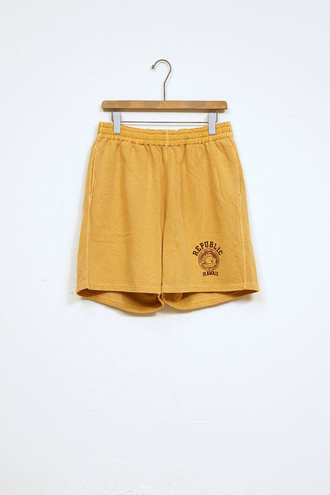【ナイジェル・ケーボン】MAN / プリントスウェットショーツ - コットンポリエステル / PRINT SWEAT SHORT - COTTON POLYESTER