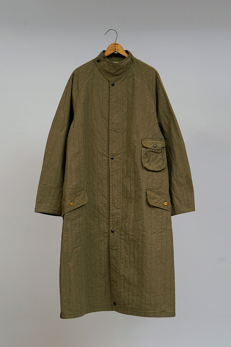 【ナイジェル・ケーボン】MAN / ガスプロテクトコート - ストライプキルト / GAS PROTECT COAT - STRIPE QUILT