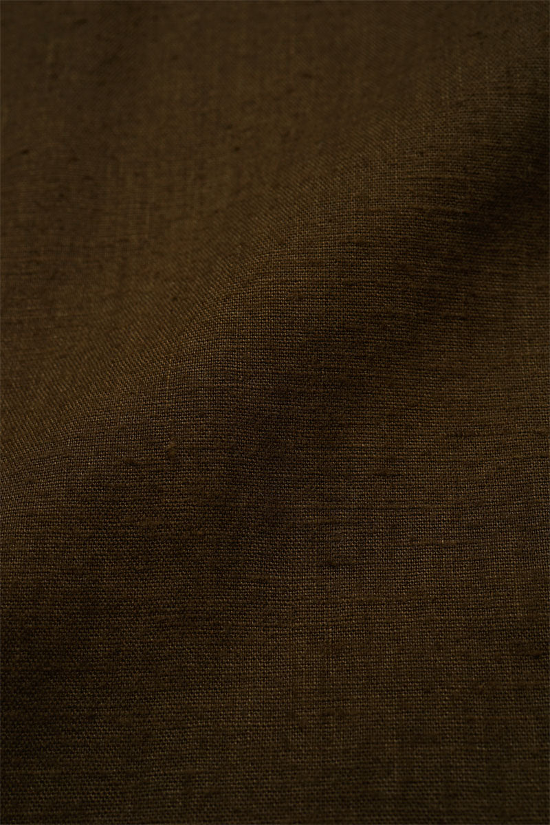 【ナイジェル・ケーボン】MAN / ブリティッシュオフィサーズシャツ - ヘンプホースクロス / BRITISH OFFICERS SHIRT - HEMPHORSE CLOTH