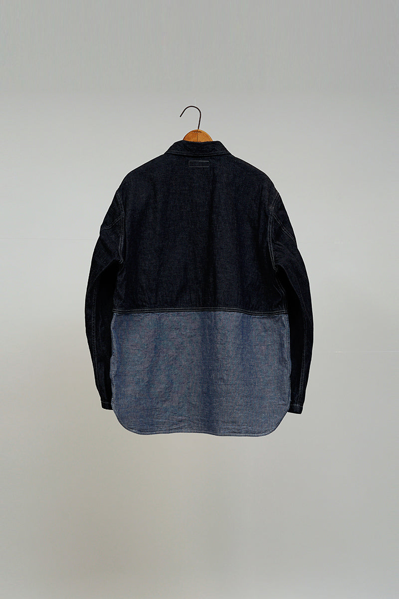 【ナイジェル・ケーボン】MAN / ユーティリティーシャツ タイプ2 - 10オンスデニム / UTILITY SHIRT TYPE2 - 10oz DENIM