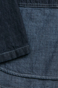 【ナイジェル・ケーボン】MAN / ユーティリティーシャツ タイプ2 -  10オンスデニム / UTILITY SHIRT TYPE2 - 10oz DENIM