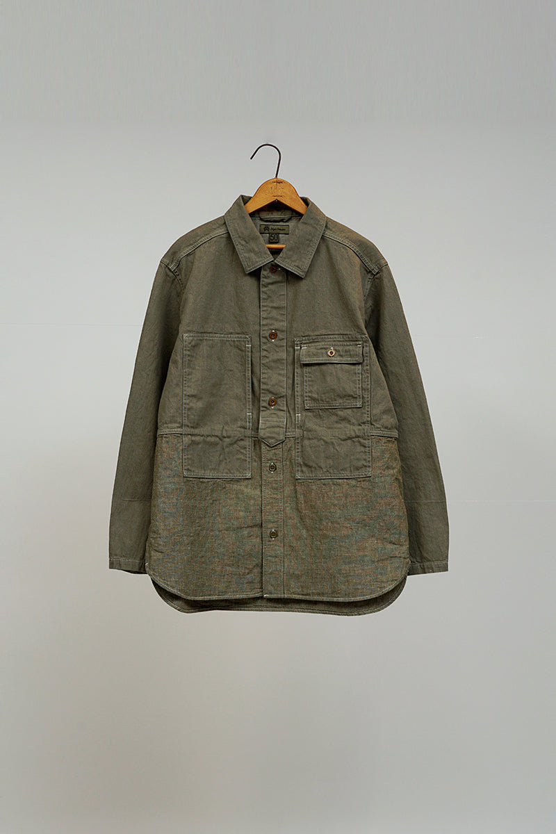 【ナイジェル・ケーボン】MAN / ユーティリティーシャツ タイプ2 - 10オンスデニム / UTILITY SHIRT TYPE2 - 10oz DENIM