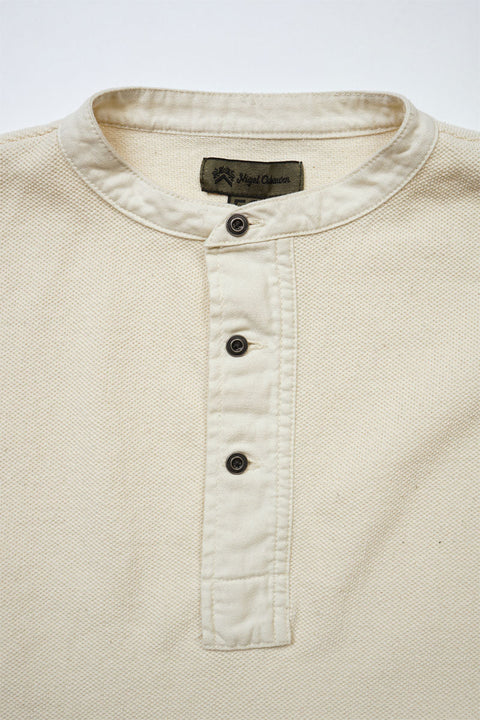 【ナイジェル・ケーボン】MAN /  スウェディッシュヘンリーネックシャツ / SWEDISH HENLEY NECK SHIRT