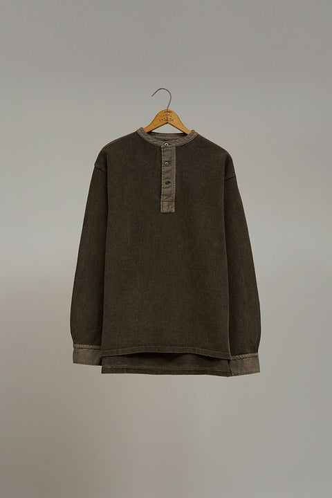 【ナイジェル・ケーボン】MAN /  スウェディッシュヘンリーネックシャツ / SWEDISH HENLEY NECK SHIRT
