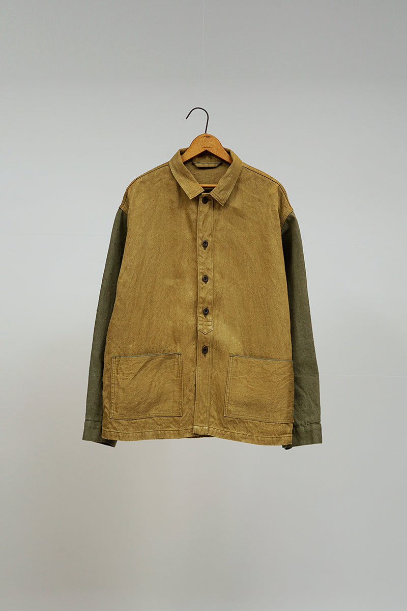 【ナイジェル・ケーボン】MAN / USアーミーデニムジャケット - ヘンプデニム / US ARMY DENIM JKT - HEMP DENIM