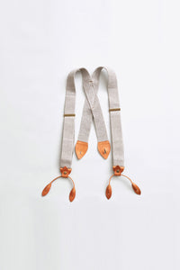 【ナイジェル・ケーボン】MAN / USアーミーサスペンダー - リネン / US ARMY SUSPENDER -LINEN