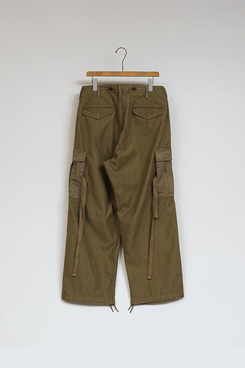 【ナイジェル・ケーボン】MAN / アーミーカーゴパンツ - ナノピグメントヘリンボーンツイル / ARMY CARGO PANT - NANO PIGMENT HERRINGBONE TWILL