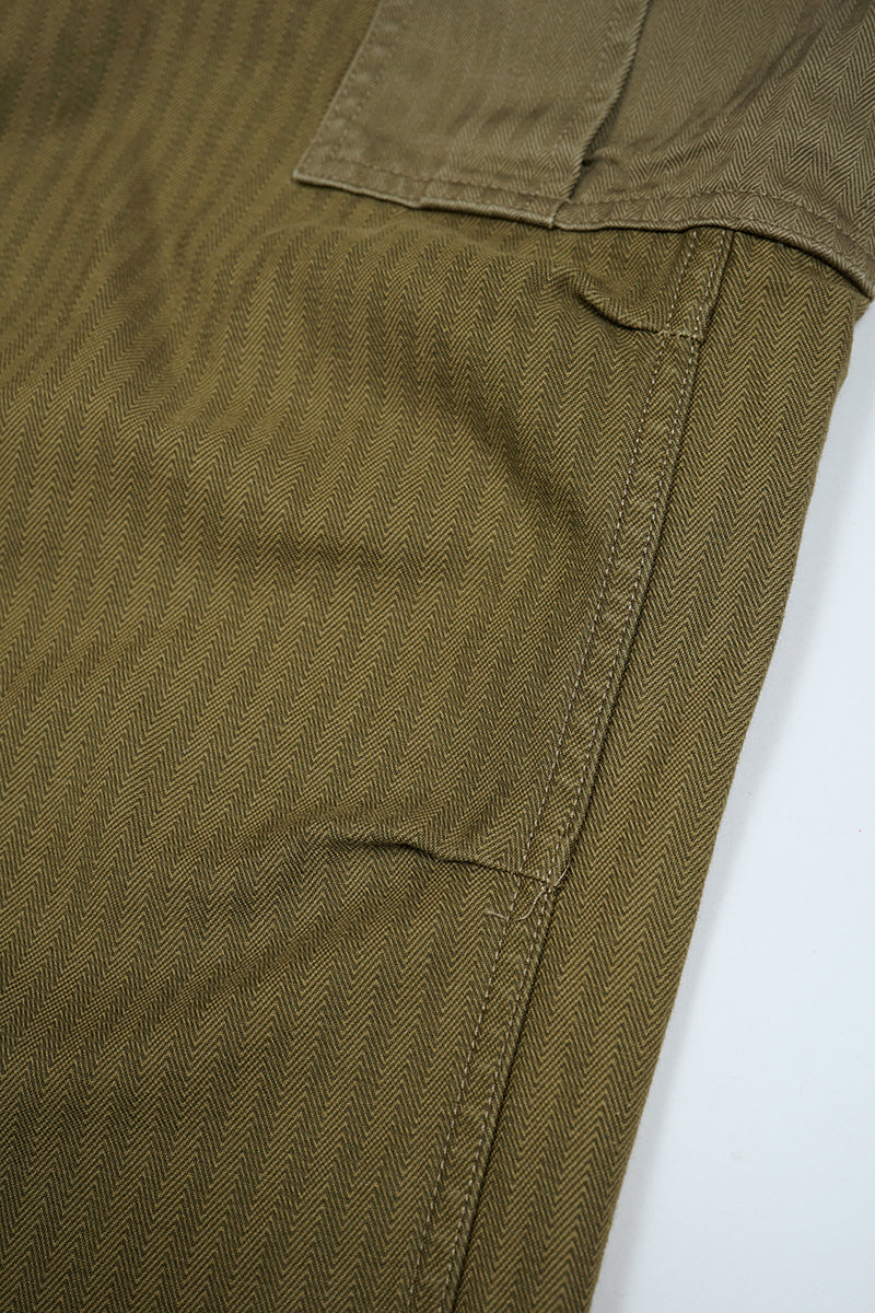 【ナイジェル・ケーボン】MAN / アーミーカーゴパンツ - ナノピグメントヘリンボーンツイル / ARMY CARGO PANT - NANO PIGMENT HERRINGBONE TWILL