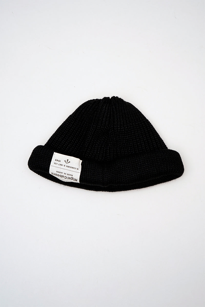 【ナイジェル・ケーボン】MAN / ビーニー - リネン サルファーダイ / BEANIE - LINEN SULFUR DYE