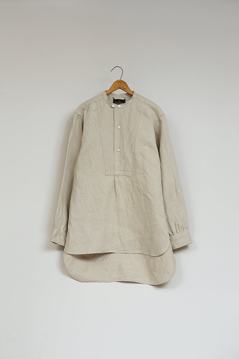 【ナイジェル・ケーボン】MAN / ファーマーシャツ タイプ2 - ヘンプツイル / FARMER SHIRT TYPE2 - HEMP TWILL