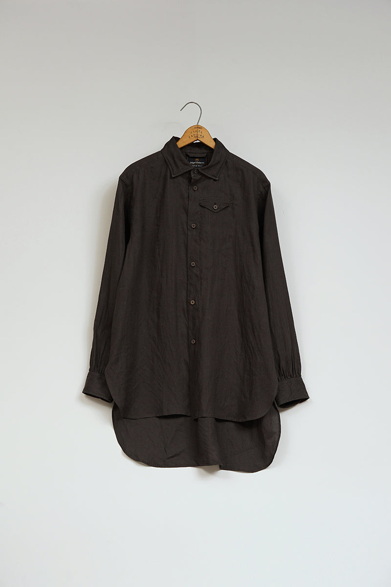 【ナイジェル・ケーボン】MAN / コブラーシャツ - ヘンプポプリン / COBBLER SHIRT - HEMP POPLIN