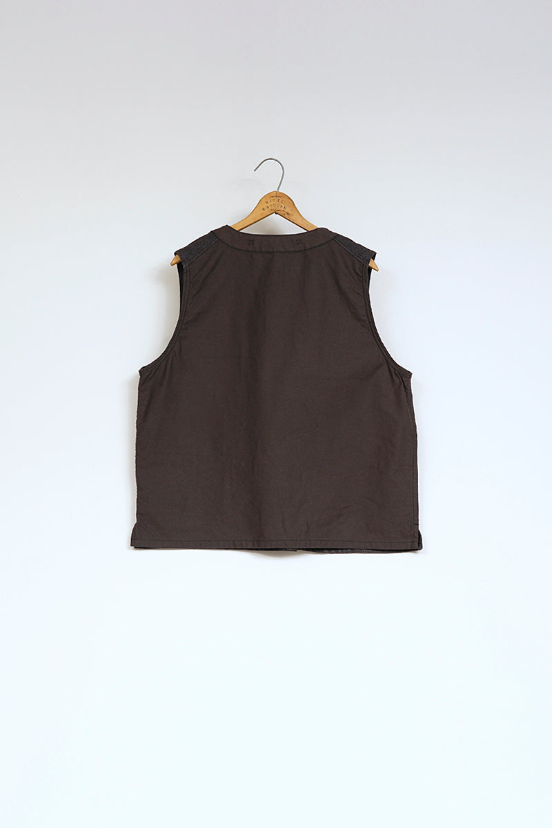 【ナイジェル・ケーボン】MAN / ファーマーベスト - ヘビーヘリンボーン / FARMER VEST HEAVY - HERRINGBONE