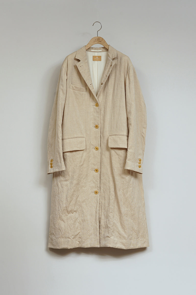 【ナイジェル・ケーボン】WOMAN / 30sジェントルマンコート - ウールリネン / 30s THE GENTLEMAN’S COAT - WOOL LINEN