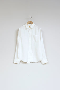 【ナイジェル・ケーボン】WOMAN / ブリティッシュオフィサーズシャツ - ヘンプ / BRITISH OFFICERS SHIRT - HEMP