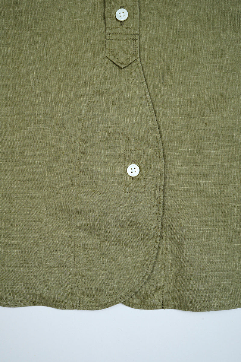 【ナイジェル・ケーボン】WOMAN / ブリティッシュオフィサーズシャツ - ヘンプ / BRITISH OFFICERS SHIRT - HEMP