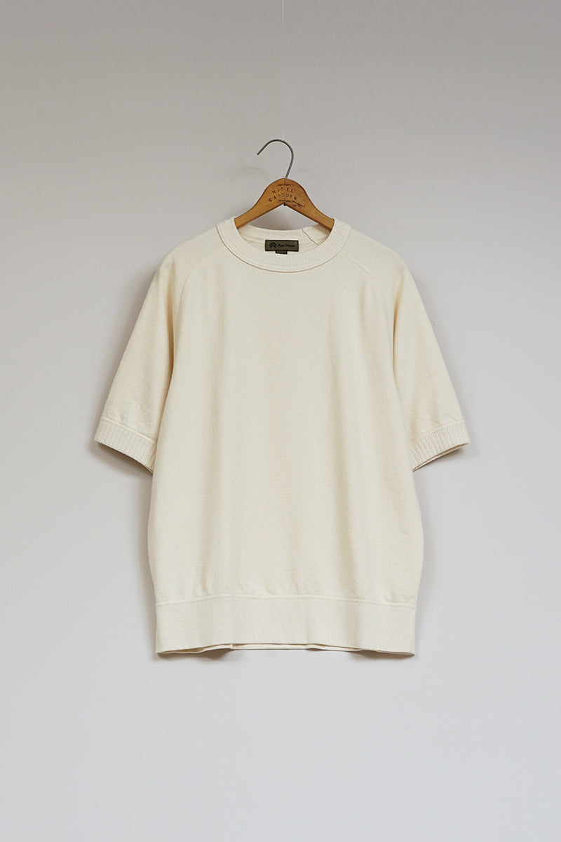 【ナイジェル・ケーボン】MAN / スウェットショートスリーブシャツ -テトロンコットン裏毛 / SWEAT S/S SHIRT - TETORON / COTTON URAGE